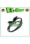 DATA CABLE CHARGING CABLE BATTERY CHARGER MICRO USB UNIVERSAL 1 MT BLACK