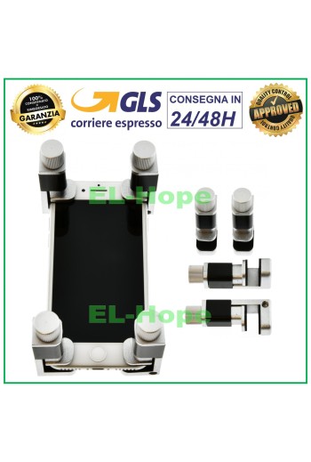SET OF 4 ADJUSTABLE METAL CLAMP FOR UNIVERSAL DISPLAY FIXING