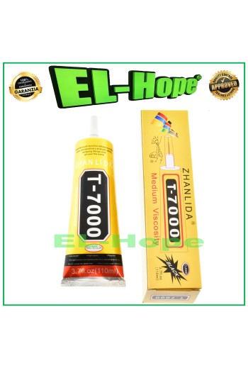 BLACK MULTIPURPOSE ADHESIVE GLUE T-7000 110ML SMARTPHONE TOUCH DISPLAY REPAIR