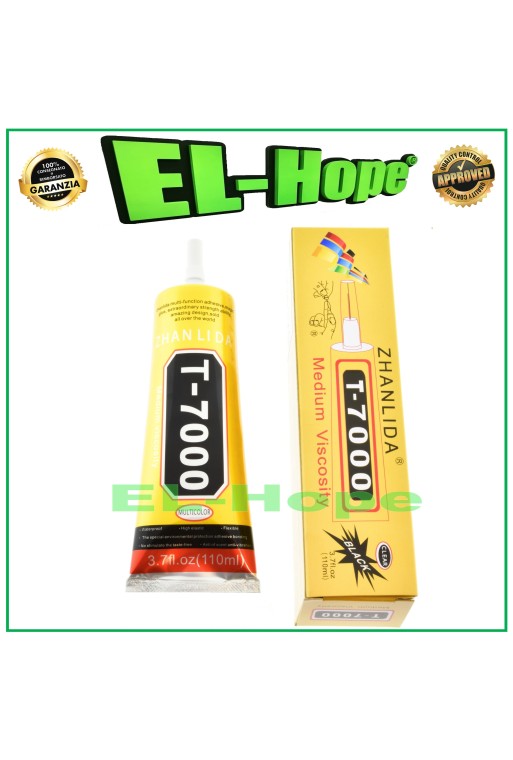BLACK MULTIPURPOSE ADHESIVE GLUE T-7000 110ML SMARTPHONE TOUCH DISPLAY REPAIR