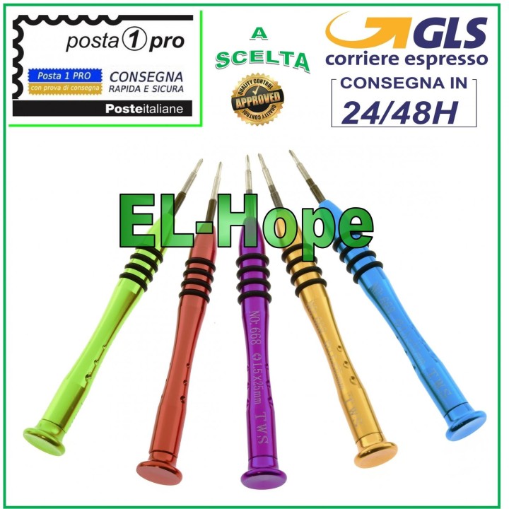 SCREWDRIVER PROFESSIONAL SCREWDRIVER IPHONE TABLET DISASSEMBLY CROSS TIP 1.5mm