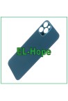 GLASS BACK BODY BATTERY COVER FOR IPHONE 12 PRO BIG HOLE PACIFIC BLUE