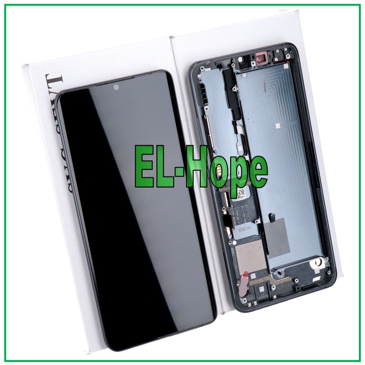 ORIGINAL FRAME LCD DISPLAY XIAOMI Mi NOTE 10 /10 Pro TOUCH SCREEN BLACK TARNISH