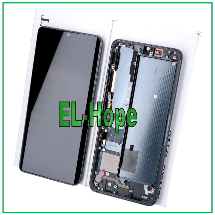 ORIGINAL FRAME LCD DISPLAY XIAOMI Mi NOTE 10 /10 Pro TOUCH SCREEN BLACK TARNISH