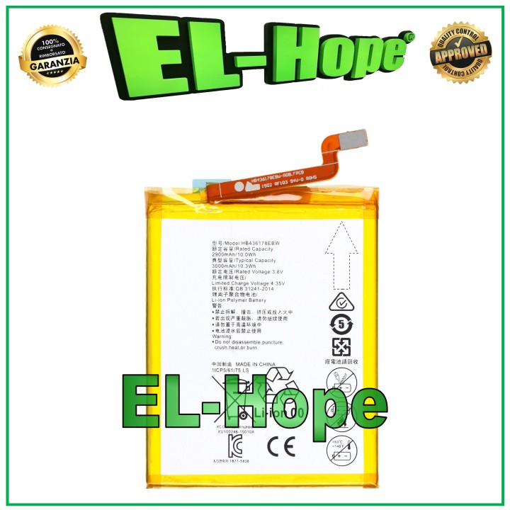 BATTERY HB436178EBW FOR HUAWEI MATE S CRR L09 AL20 UL00 3000 mAh BATTERY