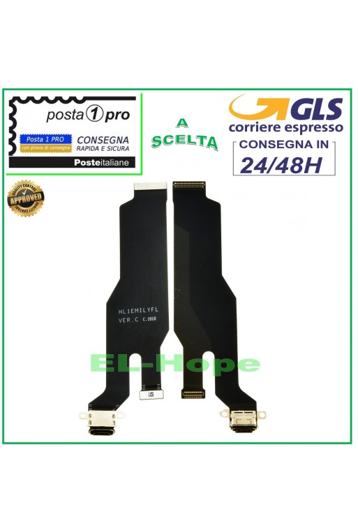 HUAWEI P20 EML L09 L09C L29 AL00 CHARGING CONNECTOR FLEX DOCK TYPE C CHARGING