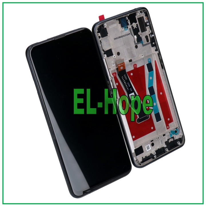 LCD DISPLAY FRAME FOR HUAWEI P SMART PRO STK-L21 TOUCH SCREEN MONITOR GLASS BLACK