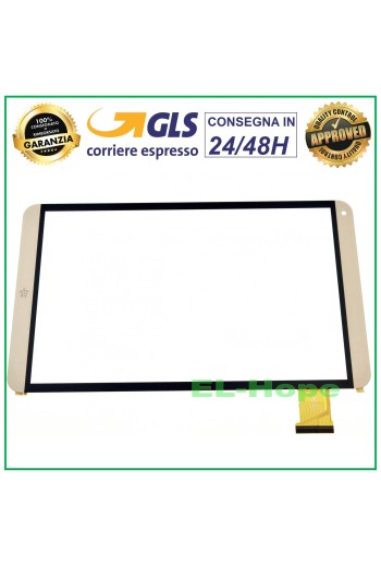 TOUCH SCREEN GLASS MEDIACOM SMARTPAD HX 10 HD M-SP10HXAH ORIGINAL GOLD GOLD
