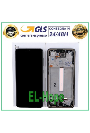 ORIGINAL FRAME LCD DISPLAY SAMSUNG GALAXY A33 5G 2022 SM-A336F A336B TOUCH BLACK