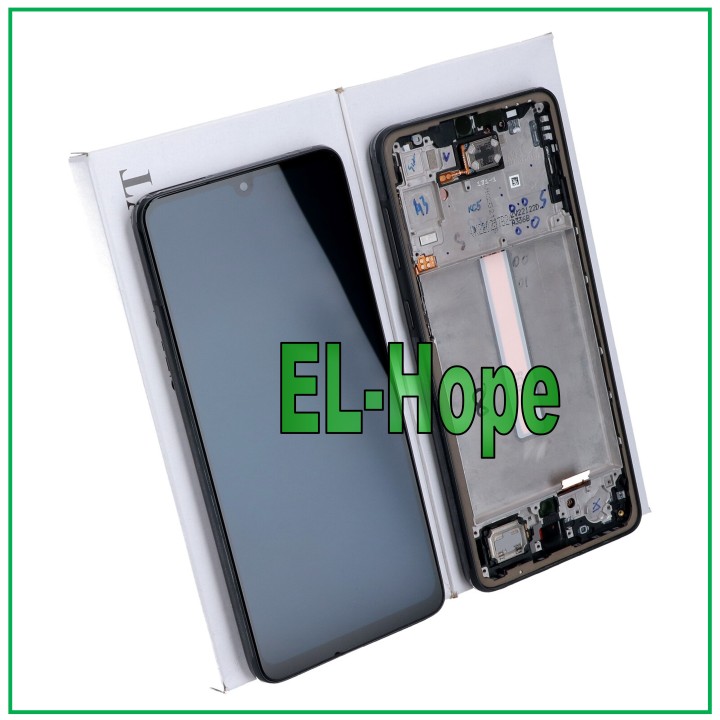 ORIGINAL FRAME DISPLAY SAMSUNG A33 2022 SM-A336F A336B TOUCH BLACK GH82-28143A