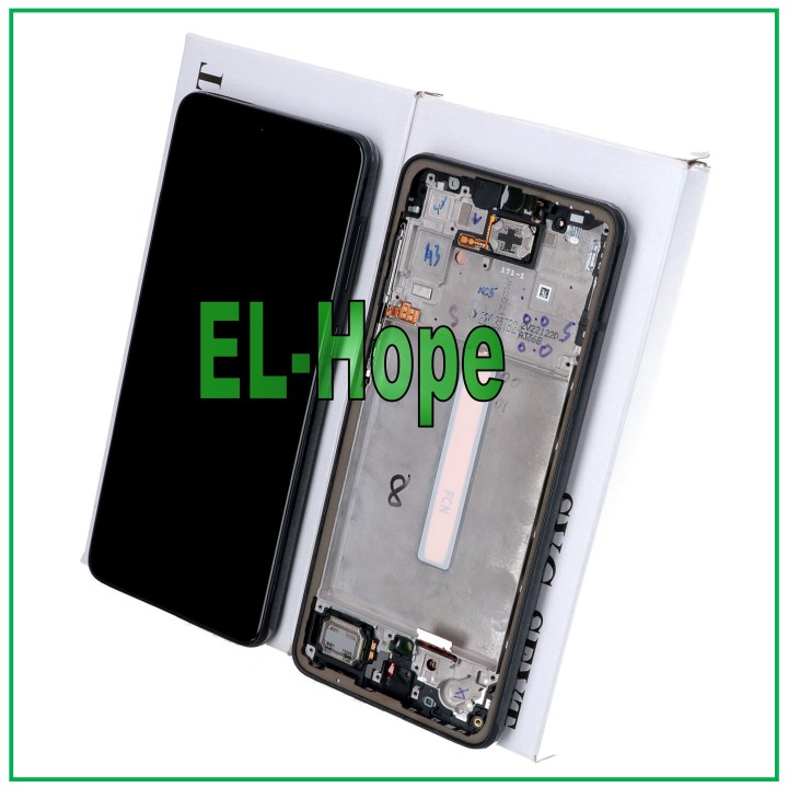 ORIGINAL FRAME DISPLAY SAMSUNG A33 2022 SM-A336F A336B TOUCH BLACK GH82-28143A