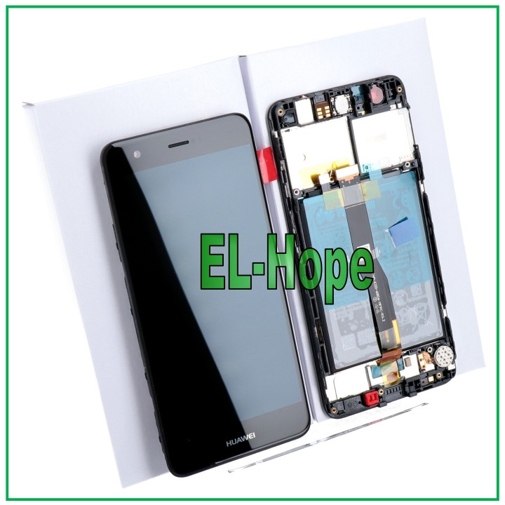 LCD DISPLAY TOUCH SCREEN FRAME + ORIGINAL BATTERY HUAWEI NOVA CAN-L11 BLACK