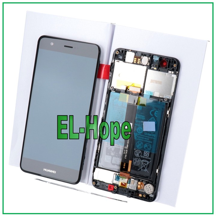 LCD DISPLAY TOUCH SCREEN FRAME + ORIGINAL BATTERY HUAWEI NOVA CAN-L11 BLACK