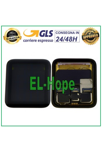 TOUCH SMARTWATCH LCD DISPLAY FOR APPLE WATCH SERIES 3 GPS 3G 4G LTE 38MM GLASS