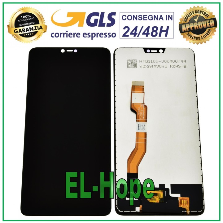 LCD DISPLAY FOR OPPO F7 A3 CPH1819 CPH1821 CPH1837 TOUCH SCREEN BLACK SCREEN