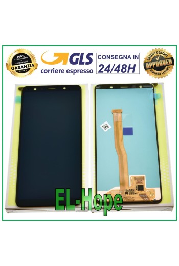 ORIGINAL LCD DISPLAY SAMSUNG GALAXY A7 2018 A750F SM-A750F TOUCH SCREEN BLACK