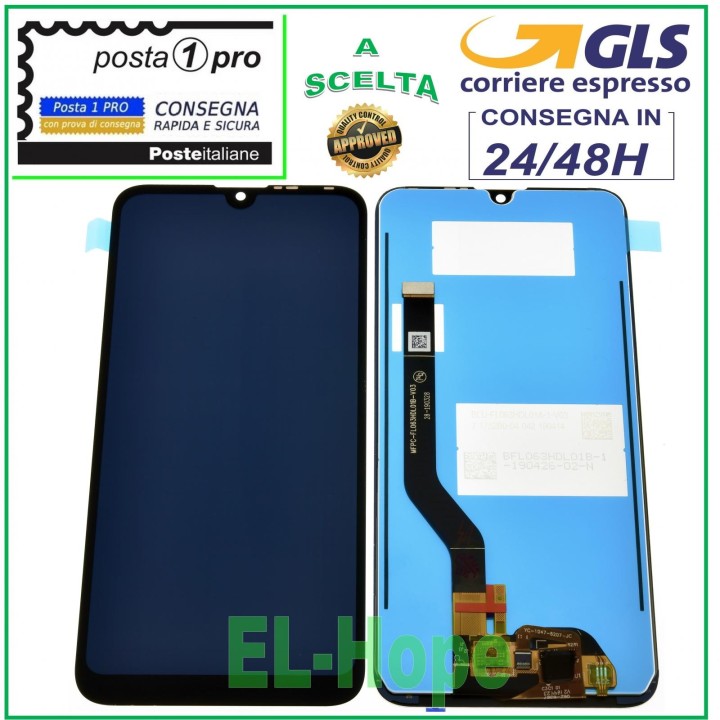 LCD DISPLAY FOR HUAWEI Y7 2019 DUB-LX1 LX2 L22 TOUCH SCREEN BLACK GLASS SCREEN