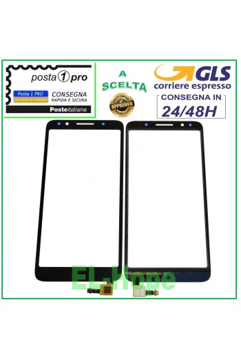TOUCH SCREEN GLASS ALCATEL 1X OT-5059 OT5059D OT5059X ONE DIGITIZER BLACK GLASS