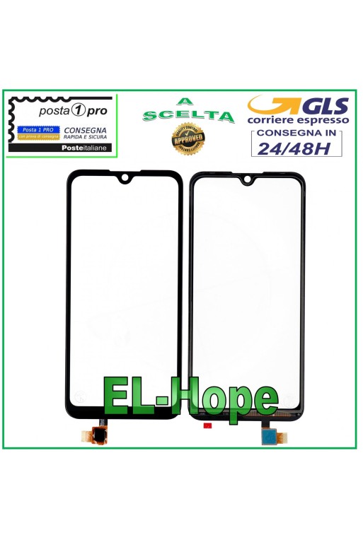 TOUCH SCREEN GLASS FOR WIKO Y62 PLUS W-K610 BLACK GLASS