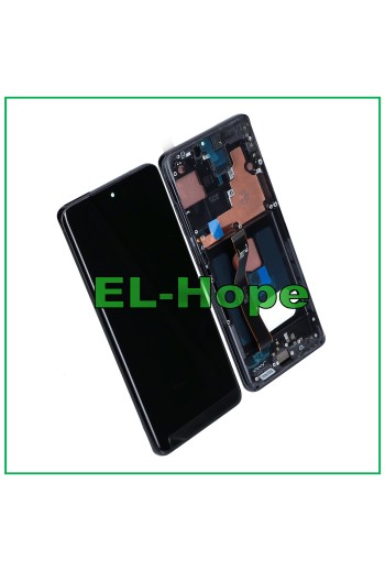 OLED TOUCH SCREEN DISPLAY + FRAME FOR SAMSUNG GALAXY S20 ULTRA SM-G988 BLACK