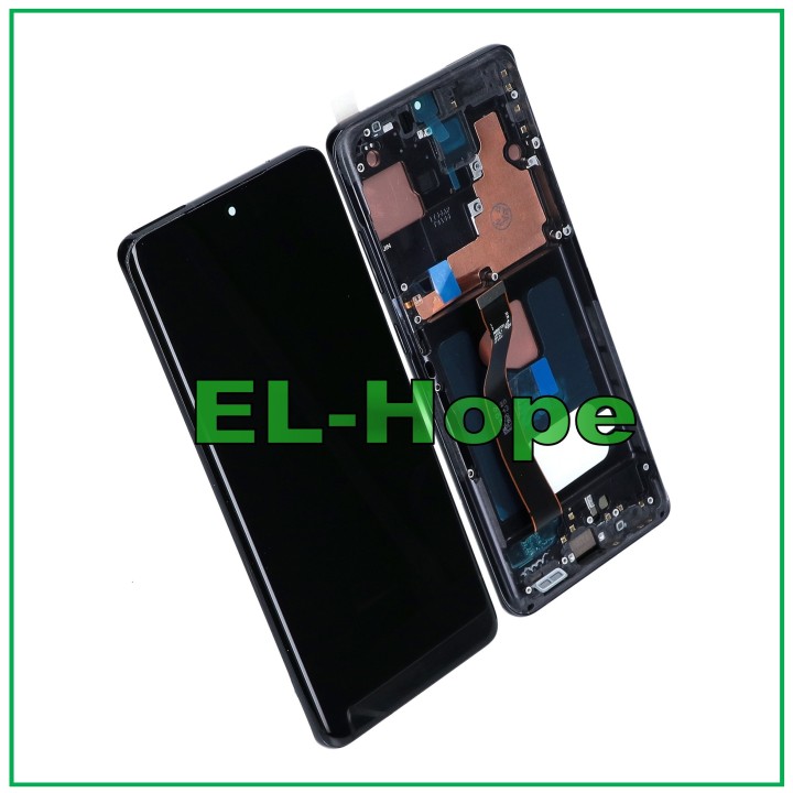 OLED TOUCH SCREEN DISPLAY + FRAME FOR SAMSUNG GALAXY S20 ULTRA SM-G988 BLACK