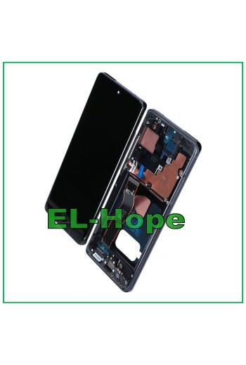 OLED TOUCH SCREEN DISPLAY + FRAME FOR SAMSUNG GALAXY S20 ULTRA SM-G988 BLACK