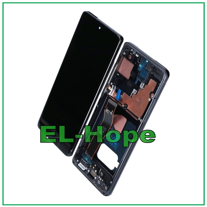 OLED TOUCH SCREEN DISPLAY + FRAME FOR SAMSUNG GALAXY S20 ULTRA SM-G988 BLACK