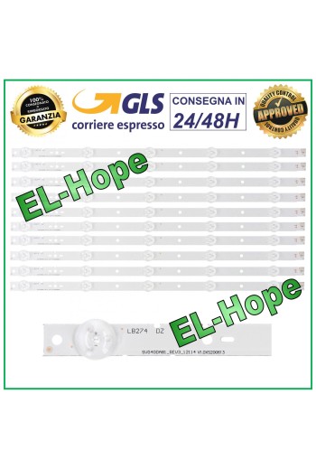 KIT 10 LED TV STRIP BARS 40 SONY SVG400A81-REV3-121114 KDL40R450A KDL40R473A