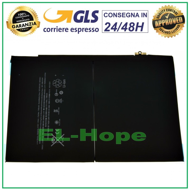 LI-ION BATTERY REPLACEMENT FOR APPLE IPAD 6 AIR 2 A1547 A1566 A1567 7340 mAh