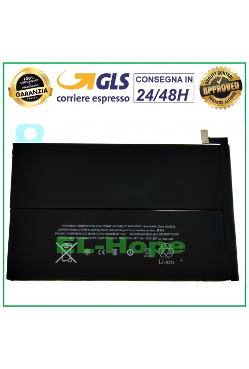 BATTERY FOR APPLE IPAD MINI 2 3 A1489 A1490 A1491 A1599 A1600 A1512 6471 mAh