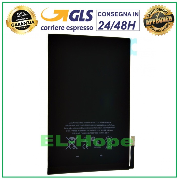 BATTERY MODEL A1445 FOR APPLE IPAD MINI 1 A1432 A1454 A1455 4440 mAh