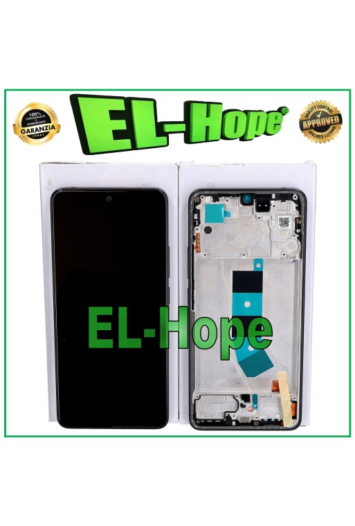 TOUCH DISPLAY + ORIGINAL FRAME SERVICE XIAOMI REDMI NOTE 13 4G 23129RAA4G BLACK
