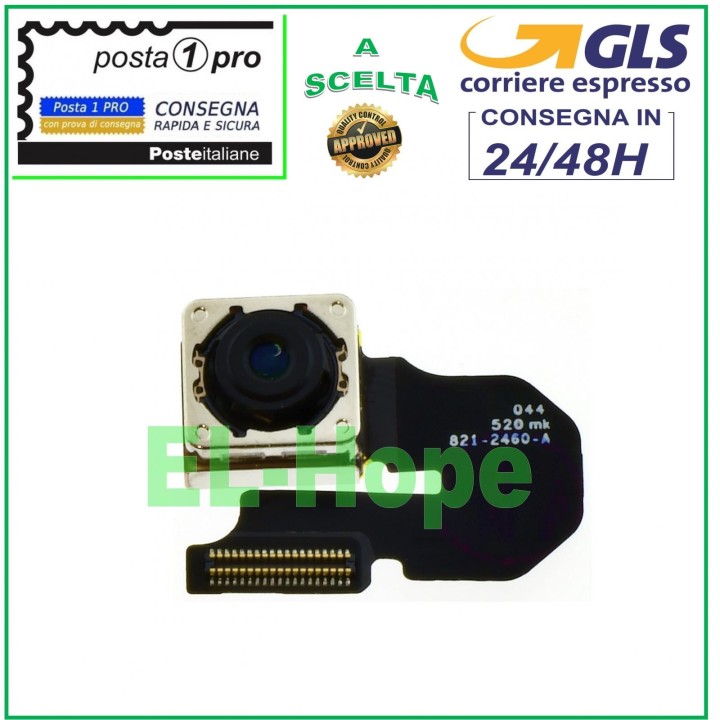 REAR CAMERA BACK CAMERA FOR APPLE IPHONE 6G FLEX REAR CAMERA 8 MPX