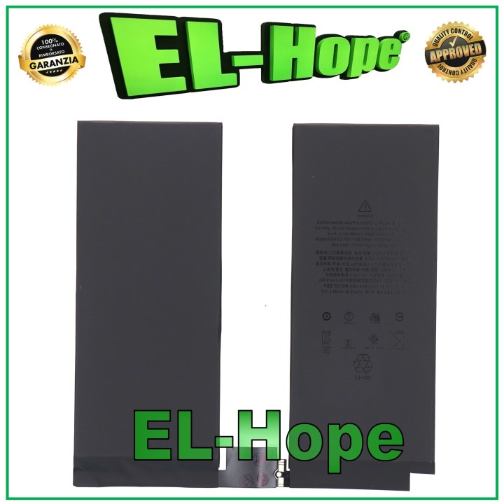 A2043 BATTERY FOR APPLE IPAD PRO 12.9  3 / 4 GEN A1876 A2014 A1895 9720 mAh