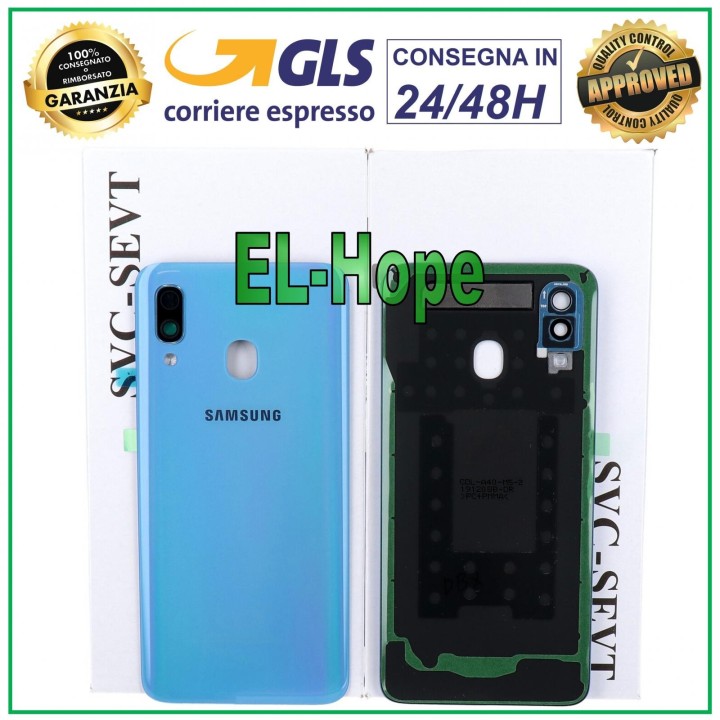 ORIGINAL SAMSUNG GALAXY A40 SM-A405 BATTERY COVER BACK COVER BLUE