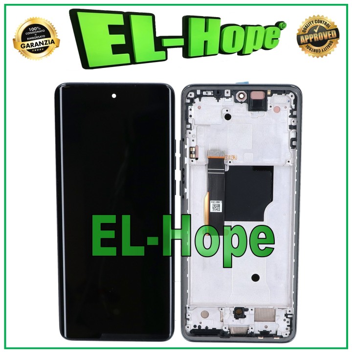 TOUCH OLED LCD DISPLAY FOR MOTOROLA MOTO EDGE 40 NEO XT2307 TOUCH FRAME BLACK