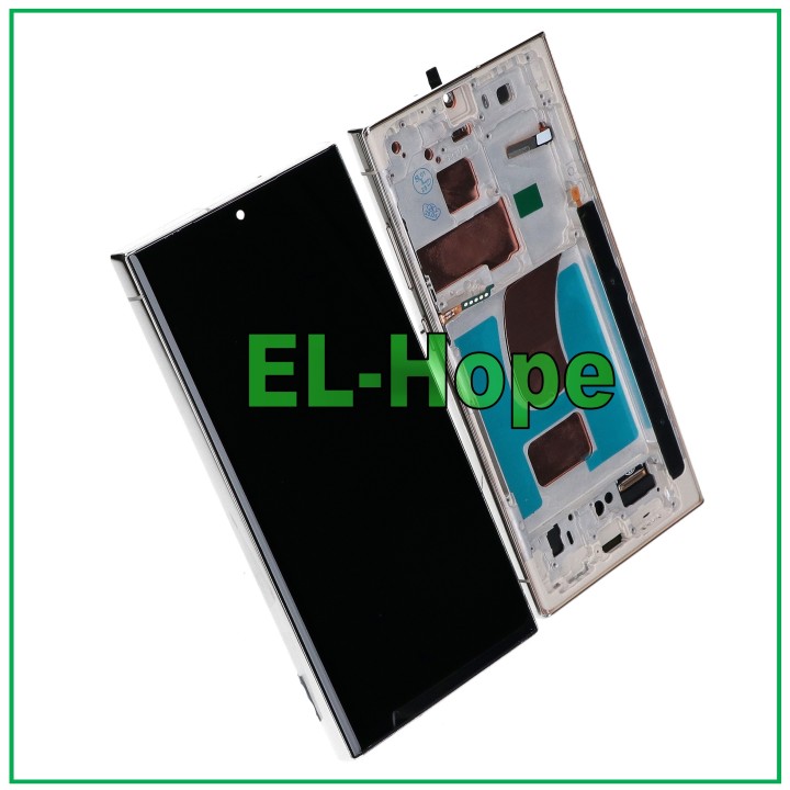 TFT TOUCH FRAME LCD DISPLAY FOR SAMSUNG GALAXY S23 ULTRA SM-S918 CREAM BEIGE