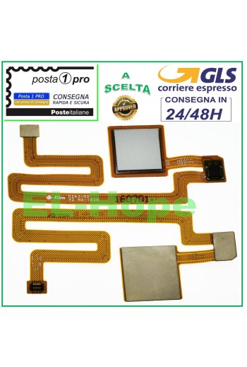 FLAT FLEX HOME BUTTON FINGERPRINT SENSOR XIAOMI REDMI MI MAX SILVER