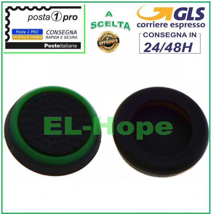 Set of 2 Analog Joystick Grips for PS3, PS4, PS5, XBOX ONE 360 Controllers, Green