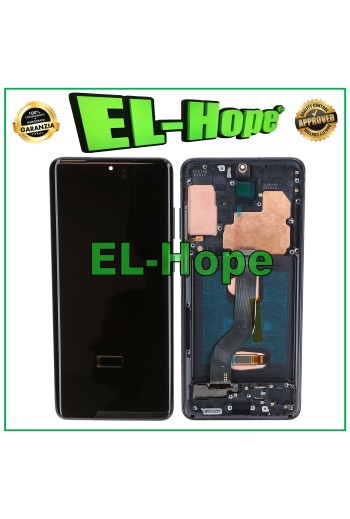 OLED FRAME LCD DISPLAY FOR SAMSUNG GALAXY S20 PLUS SM G985 G986 TOUCH BLACK GLASS