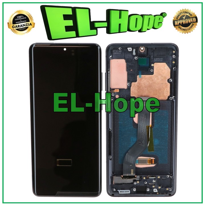 OLED FRAME LCD DISPLAY FOR SAMSUNG GALAXY S20 PLUS SM G985 G986 TOUCH BLACK GLASS