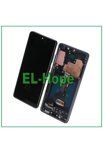 OLED FRAME LCD DISPLAY FOR SAMSUNG GALAXY S20 PLUS SM G985 G986 TOUCH BLACK GLASS