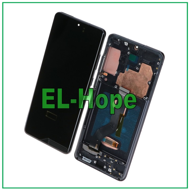 OLED FRAME LCD DISPLAY FOR SAMSUNG GALAXY S20 PLUS SM G985 G986 TOUCH BLACK GLASS