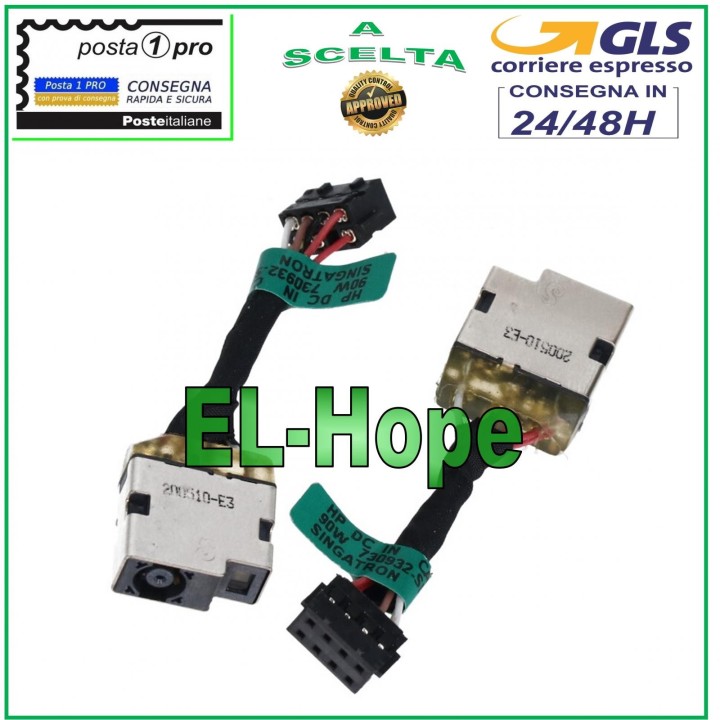 DC POWER JACK PJ630 HP PAVILION 15-N050SL NOTEBOOK POWER CONNECTOR FLEX