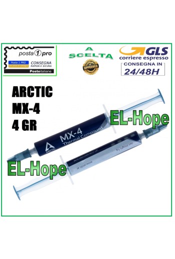 ARCTIC MX-4 4GR THERMAL PASTE THERMOCONDUCTIVE GPU CPU PROCESSORS PC COMPUTER PS4