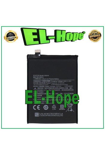 BATTERY BM4W FOR XIAOMI Mi 10T LITE 5G M2007J17G 4820 mAh EQUAL TO ORIGINAL