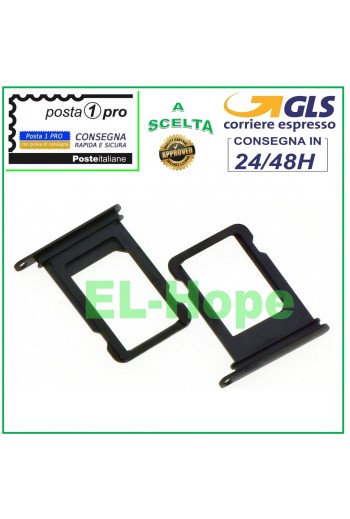 SLOT CART COMPARTMENT HOLDER NANO SIM CARD HOUSING CARD FOR APPLE IPHONE X BLACK