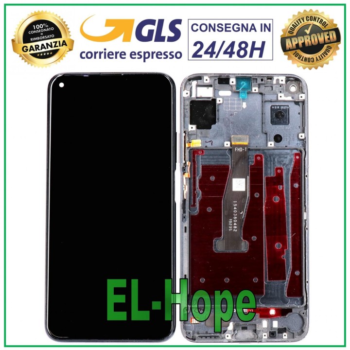 TOUCH DISPLAY FOR HUAWEI NOVA 5T YAL-L21 L61 L71 /HONOR 20 YAL-AL00 BLACK FRAME