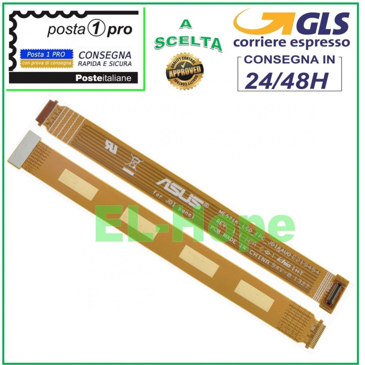 FLAT FLEX CONNECTION GOOGLE DISPLAY ASUS NEXUS 7 2013 ME571K MOTHERBOARD LCD