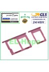 SLOT CART COMPARTMENT HOLDER NANO SIM + MICRO SD SAMSUNG GALAXY J3 2017 SM J330 PINK